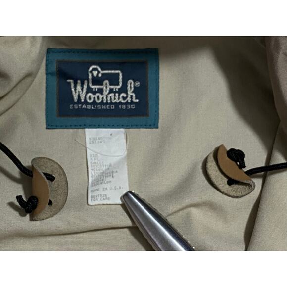 Vintage Woolrich Jacket Men 2XL Beige Multi Pockets double Zip Made in USA - Picture 5 of 16